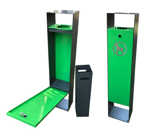 Urn for cleaning up after animals